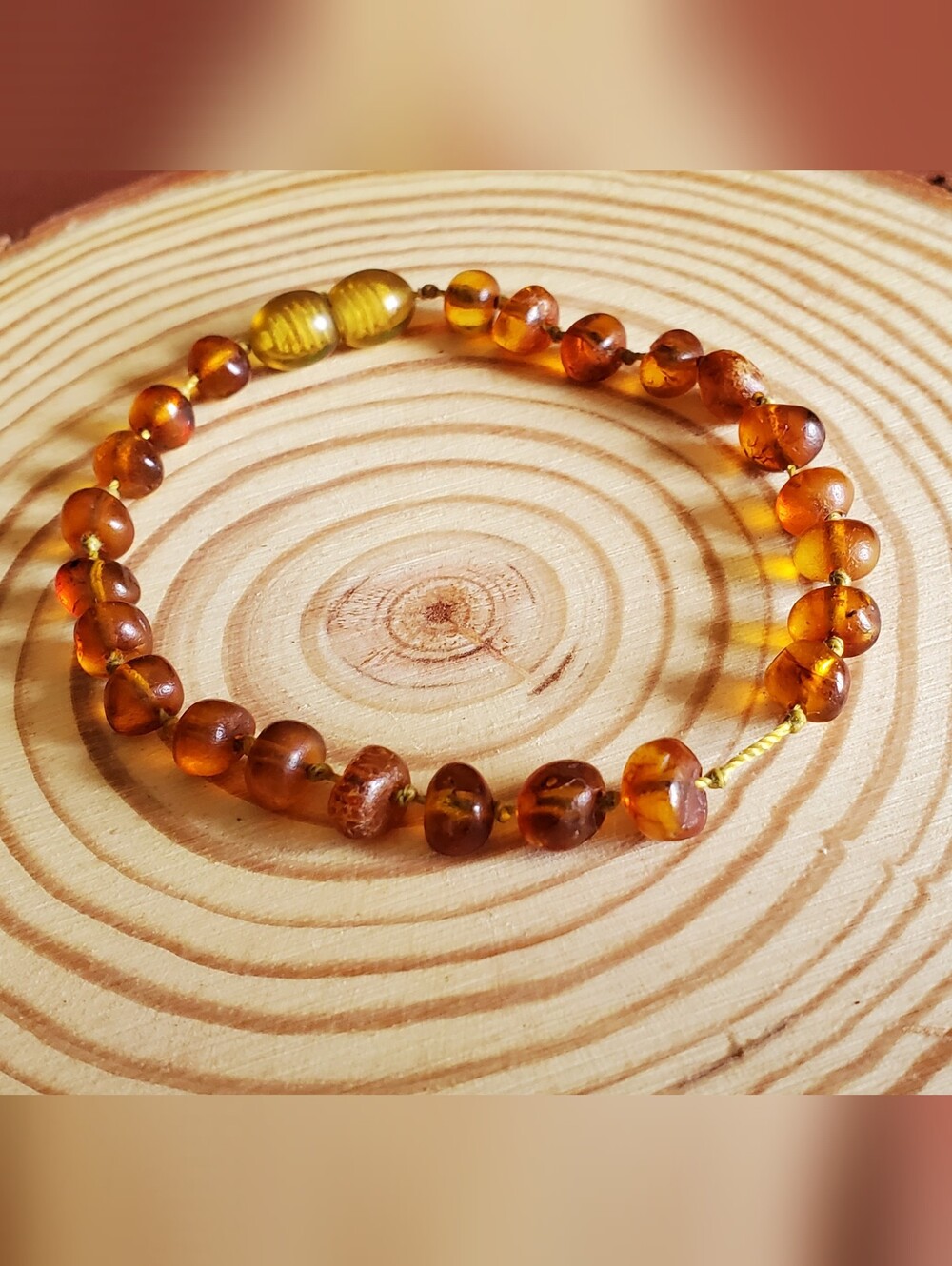 Antique Amber Bracelet